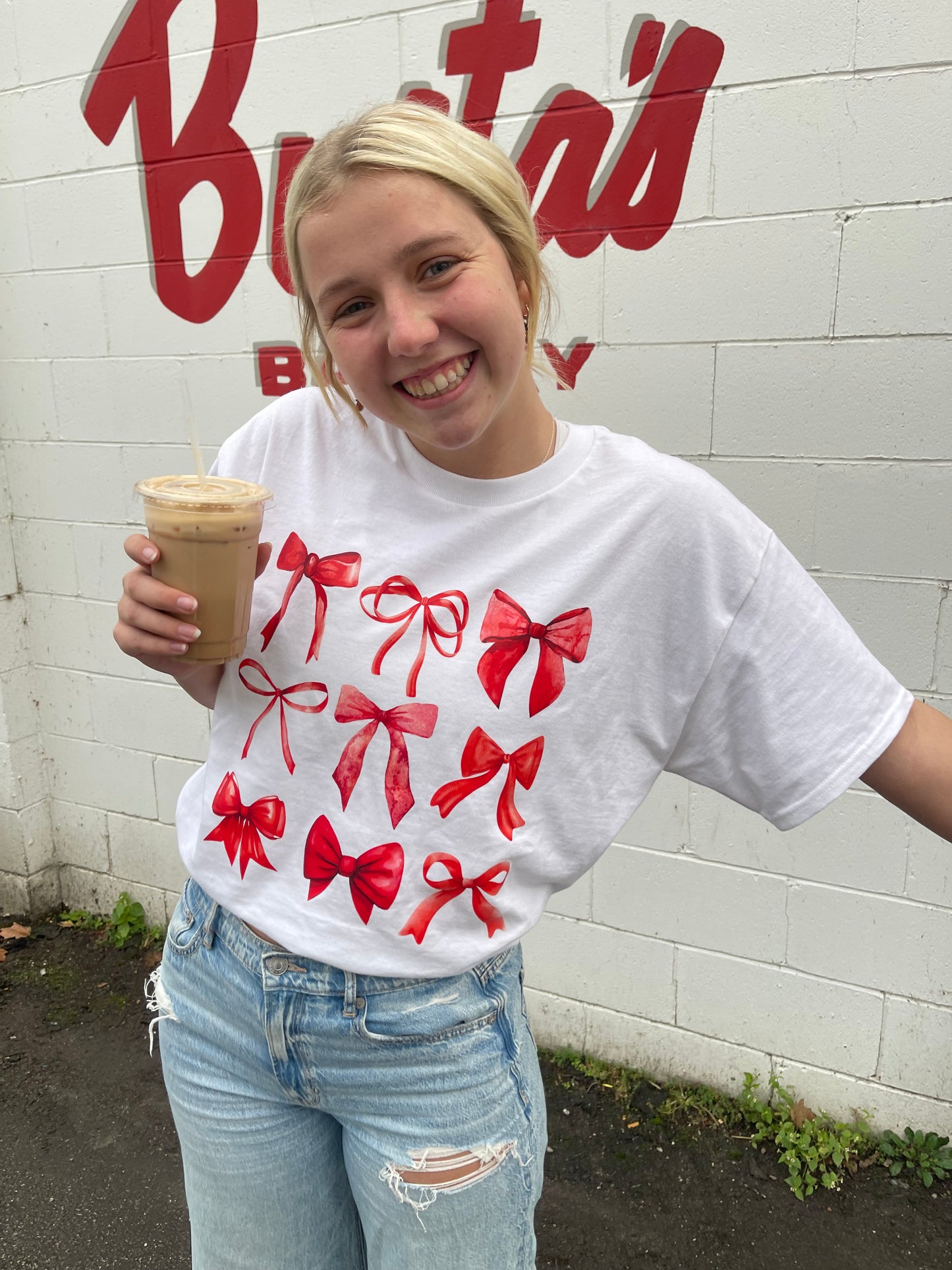 Red Bow Tee