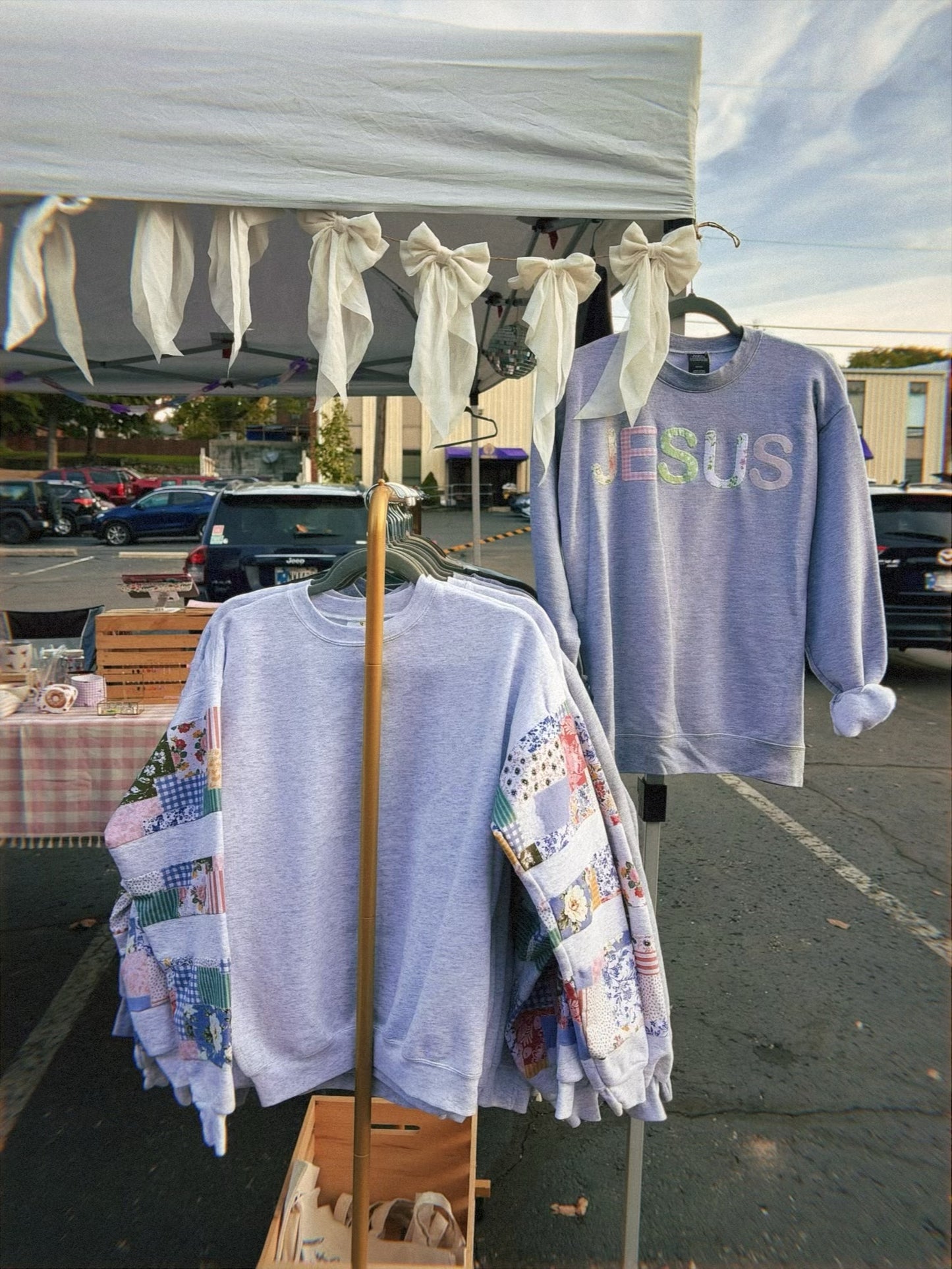 Patchwork Crewneck 🧵