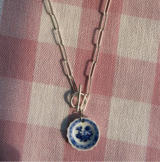 China Plate Necklace