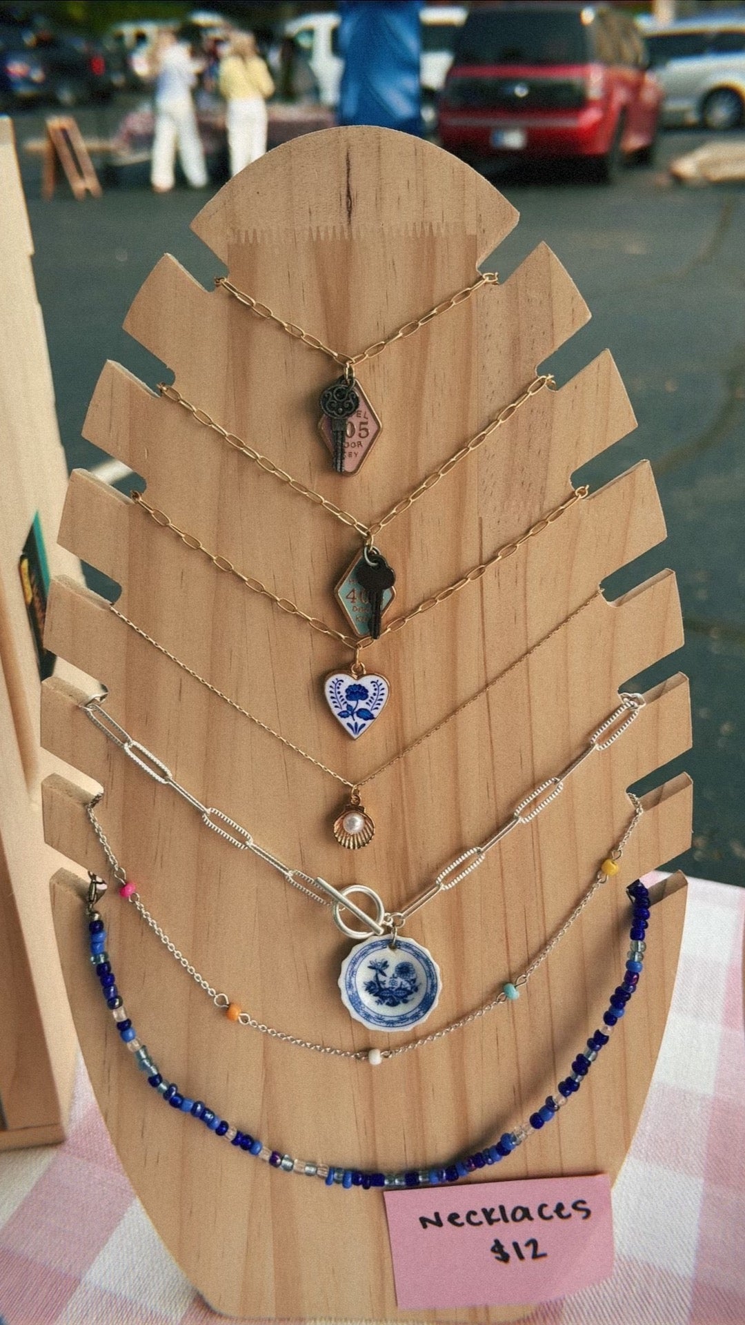 China Plate Necklace