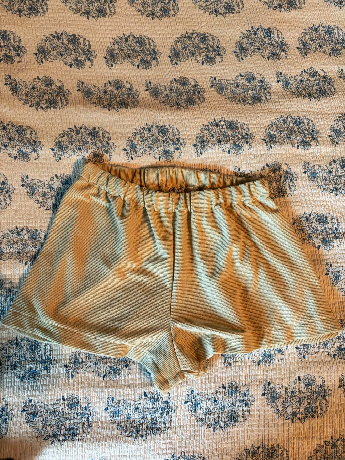 Cozy Waffle Knit Shorts