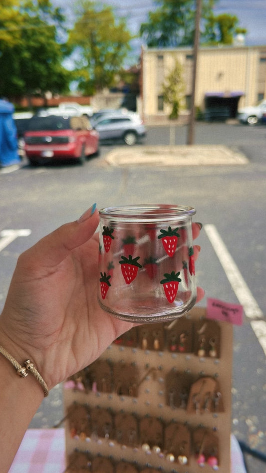 Strawberry Espresso Glass πβοΈπ