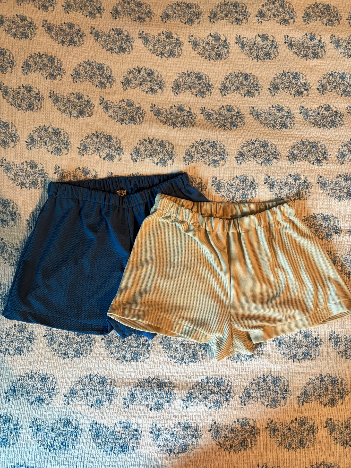 Cozy Blue Shorts