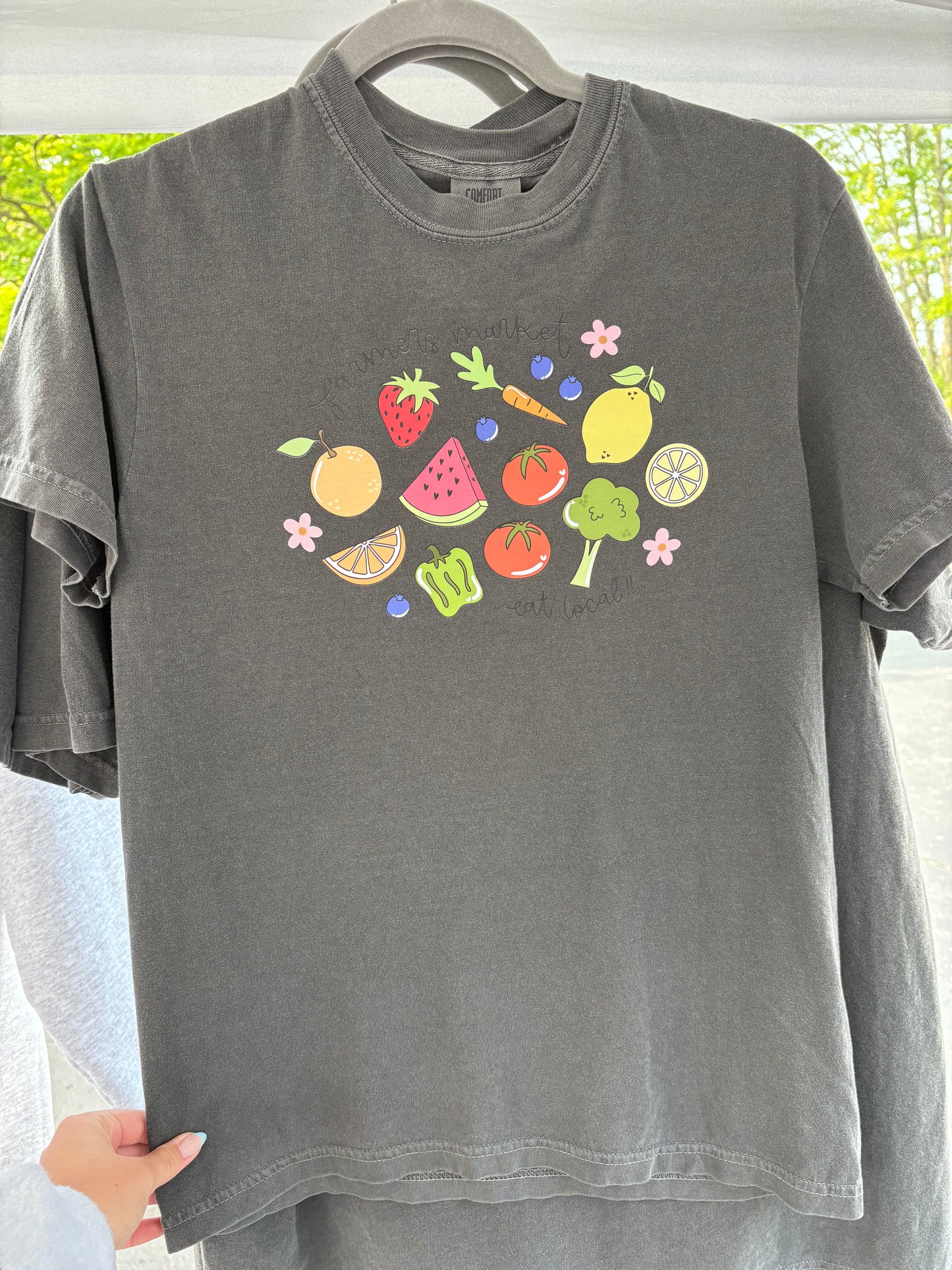 Farmer’s Market Eat Local Tee