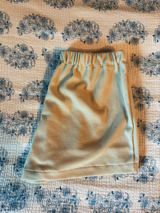 Cozy Waffle Knit Shorts