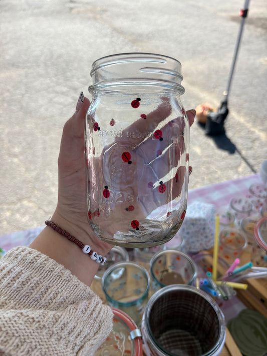 Ladybug Coffee Jar ππ«π