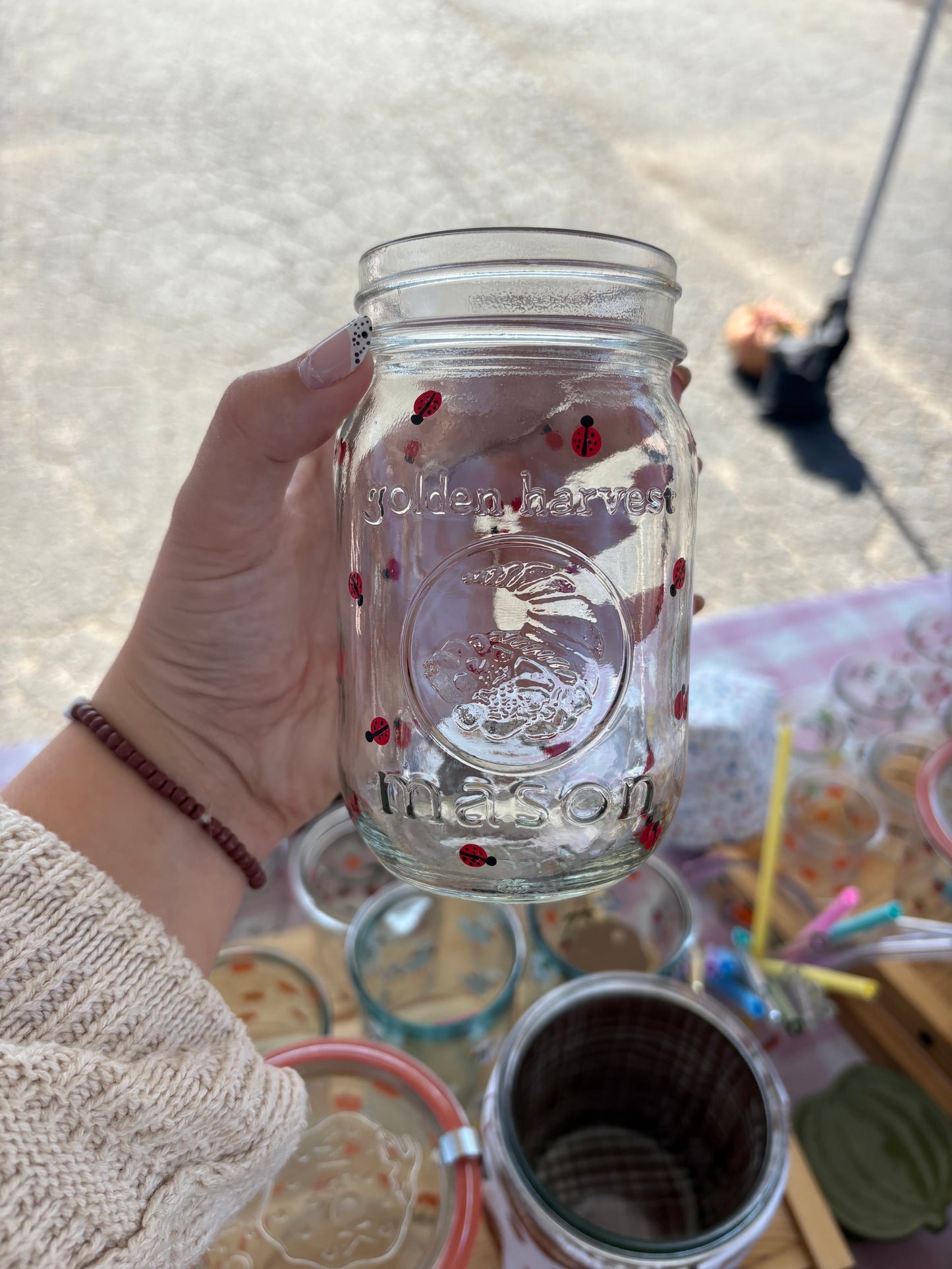 Ladybug Coffee Jar ππ«π