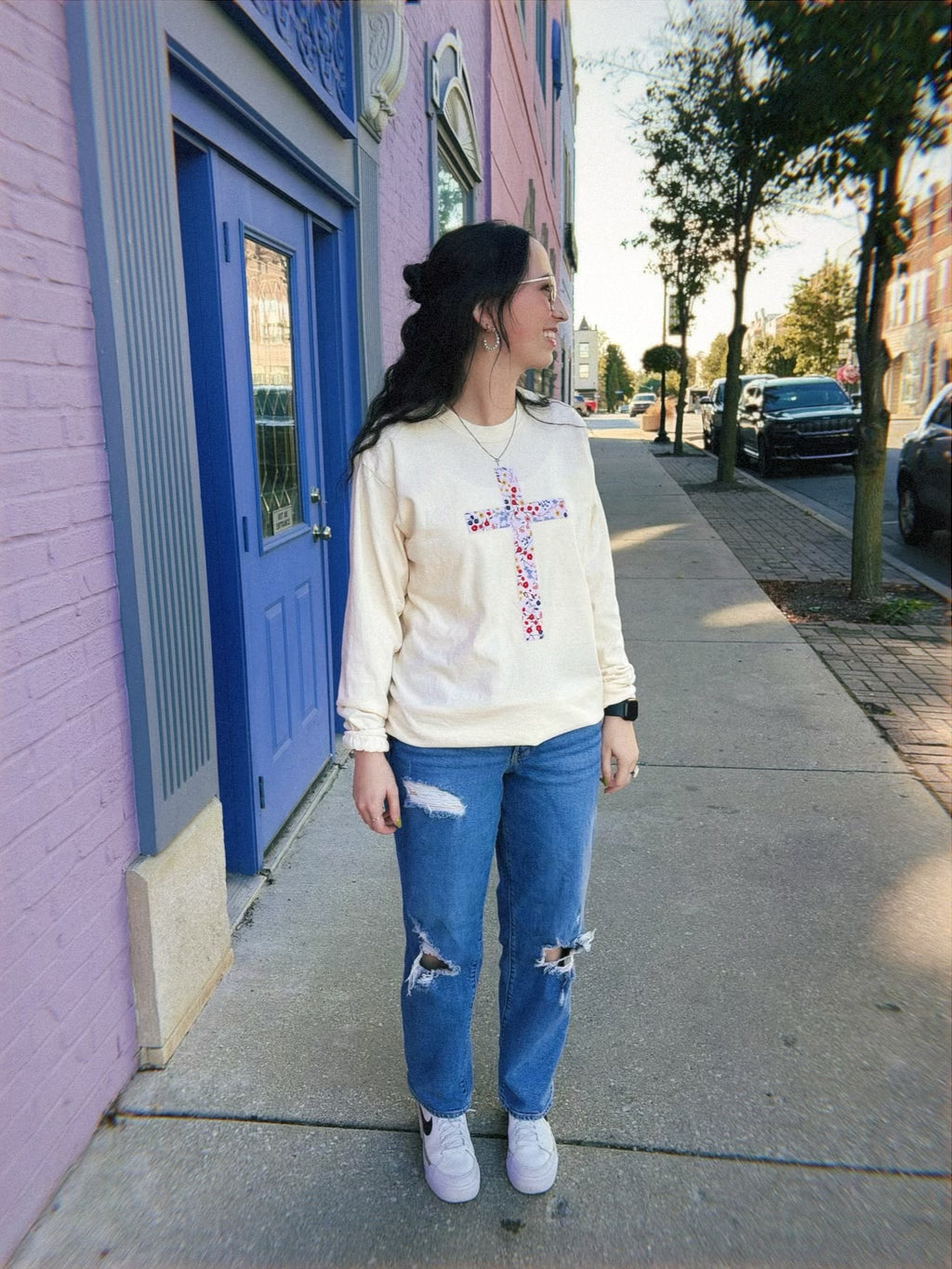 Cross Long Sleeve T-Shirt ✝️🌟