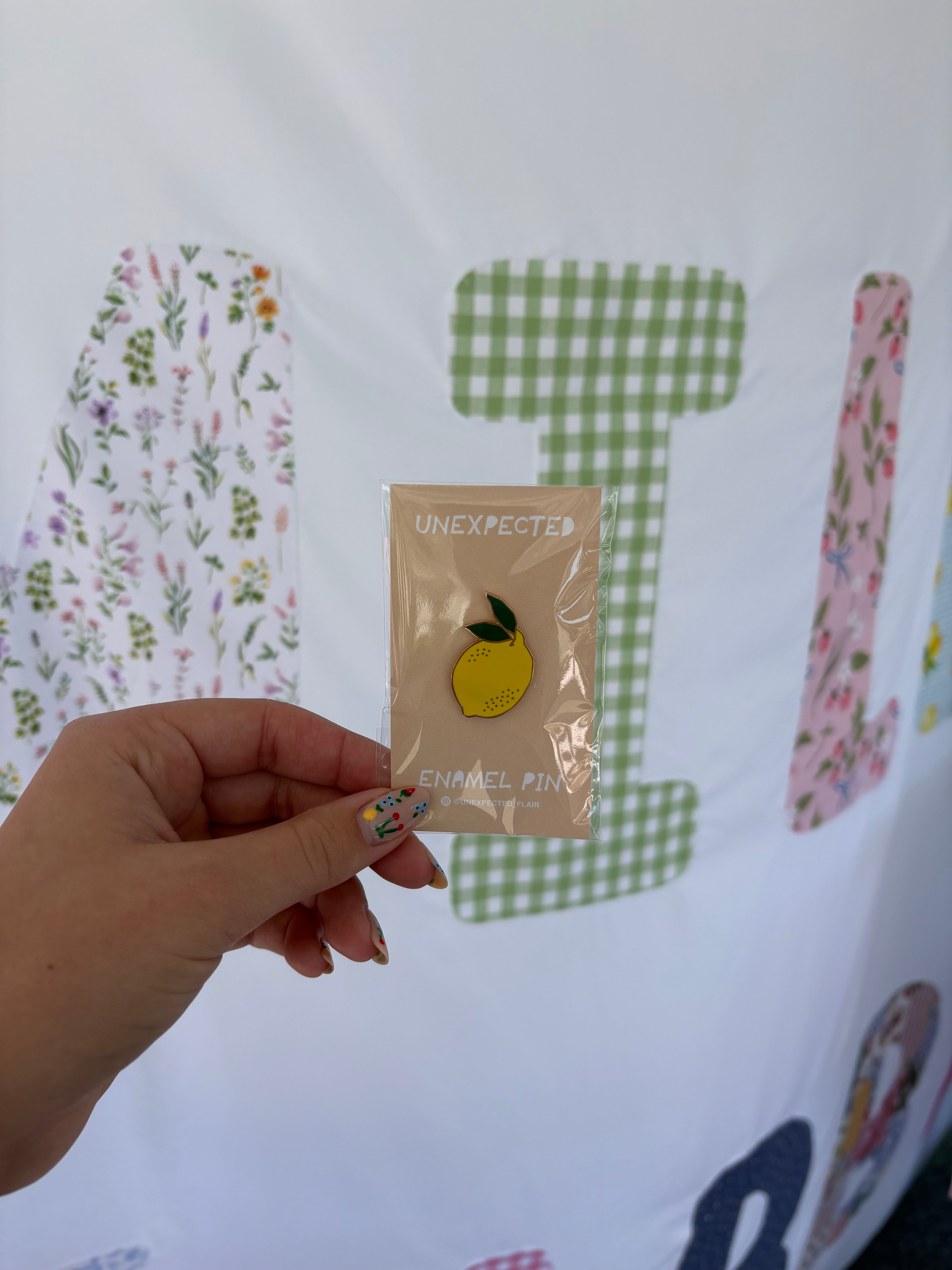 Lemon Enamel Pin