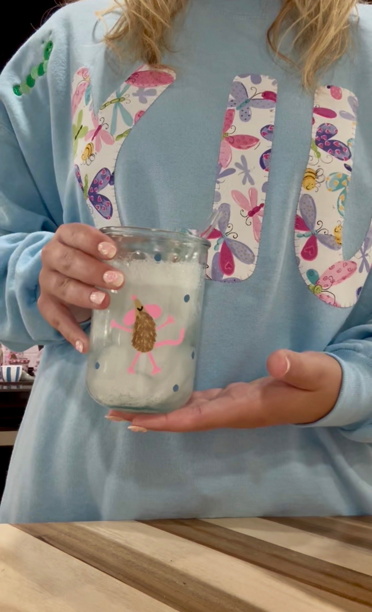 Dancing Mouse Iced Coffee Glass
