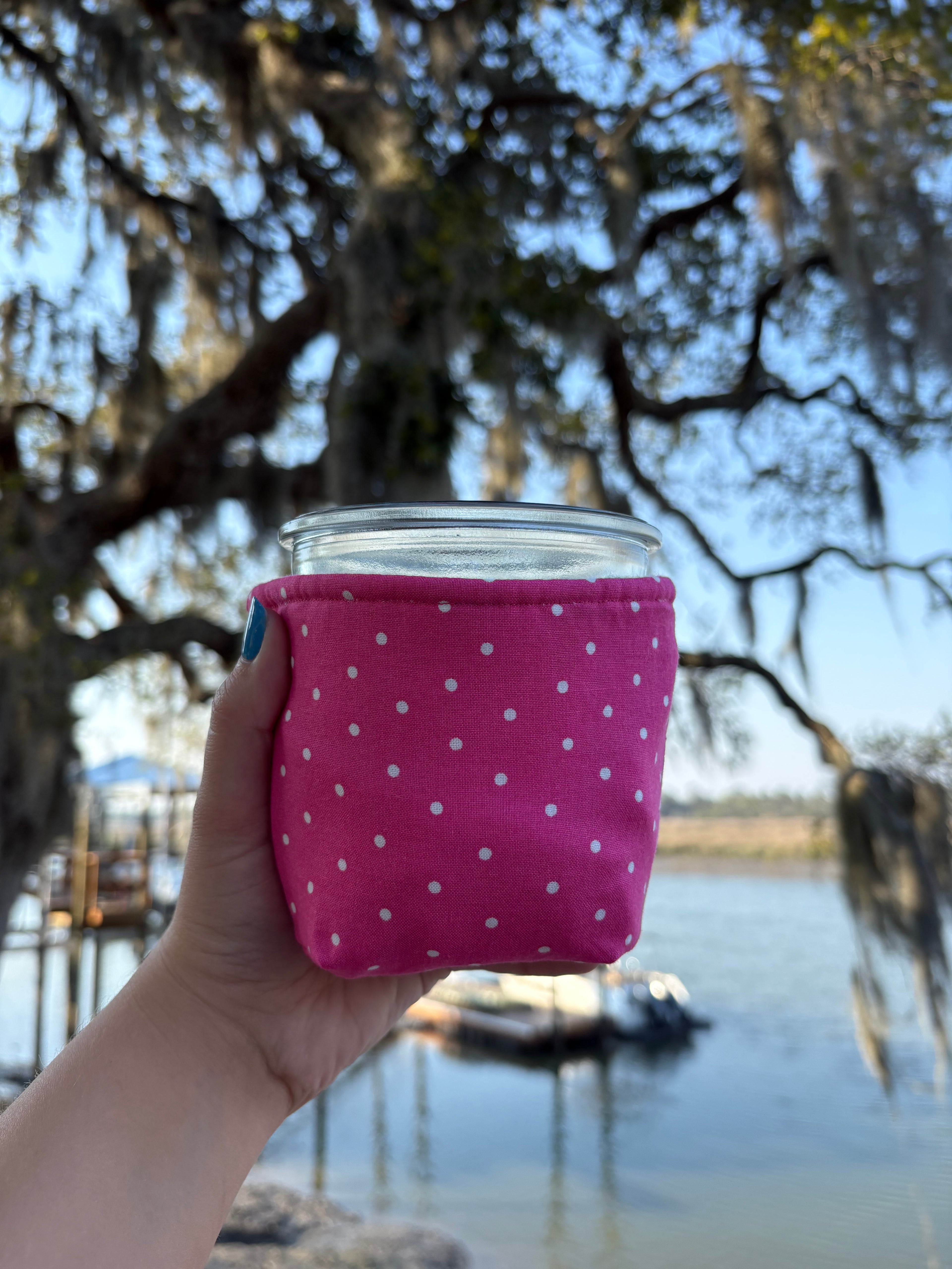 Reversible Fruit Weck Jar Coozie