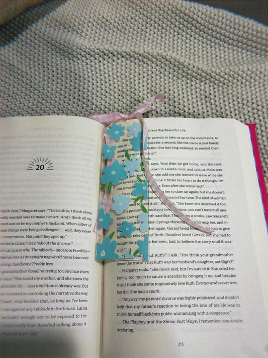 Blue Flower Bookmark 🪻