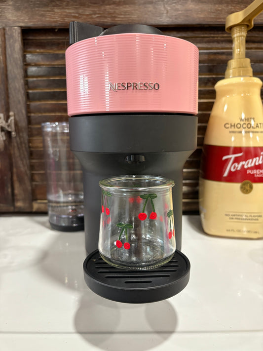 Cherry Espresso Glass 🍒☕️🌟
