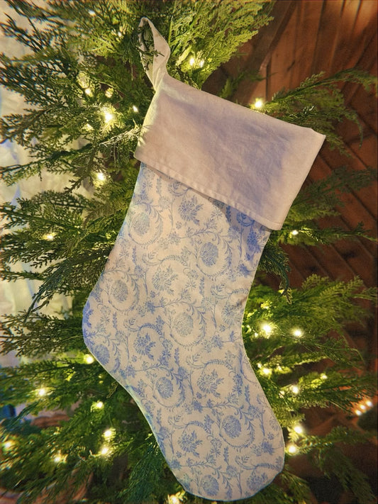 *NEW* Blue Floral Stocking 🪻