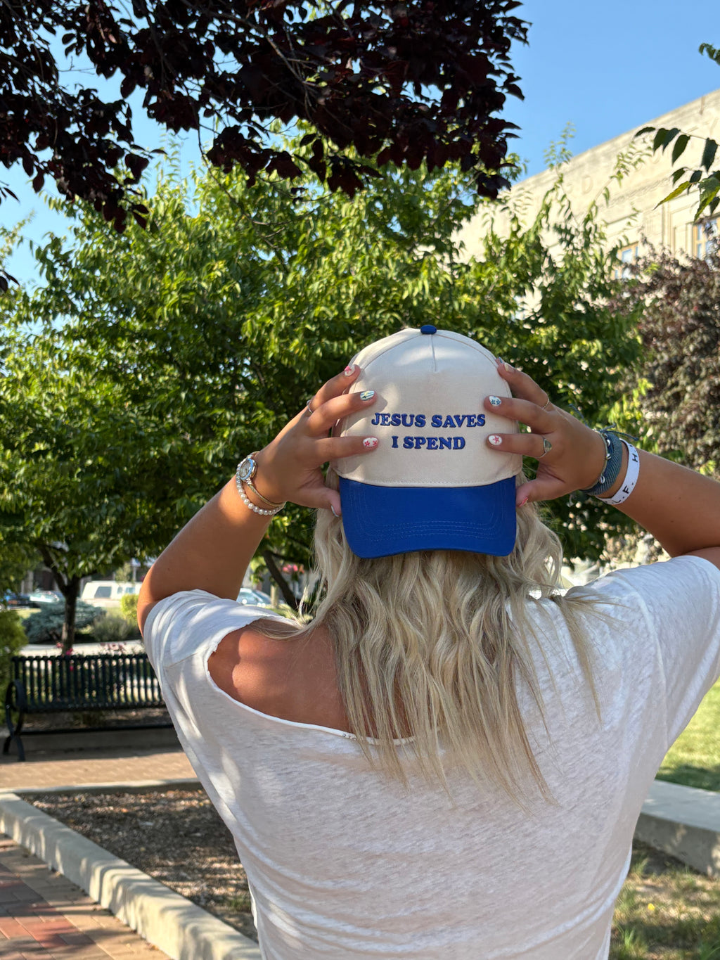Jesus Saves Trucker Hat ✝️🧢