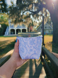 Reversible Blue Floral Weck Jar Coozie