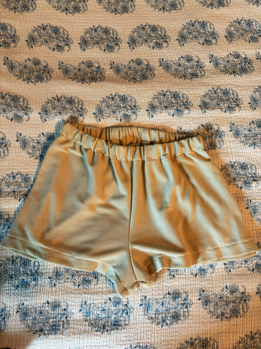 Cozy Waffle Knit Shorts