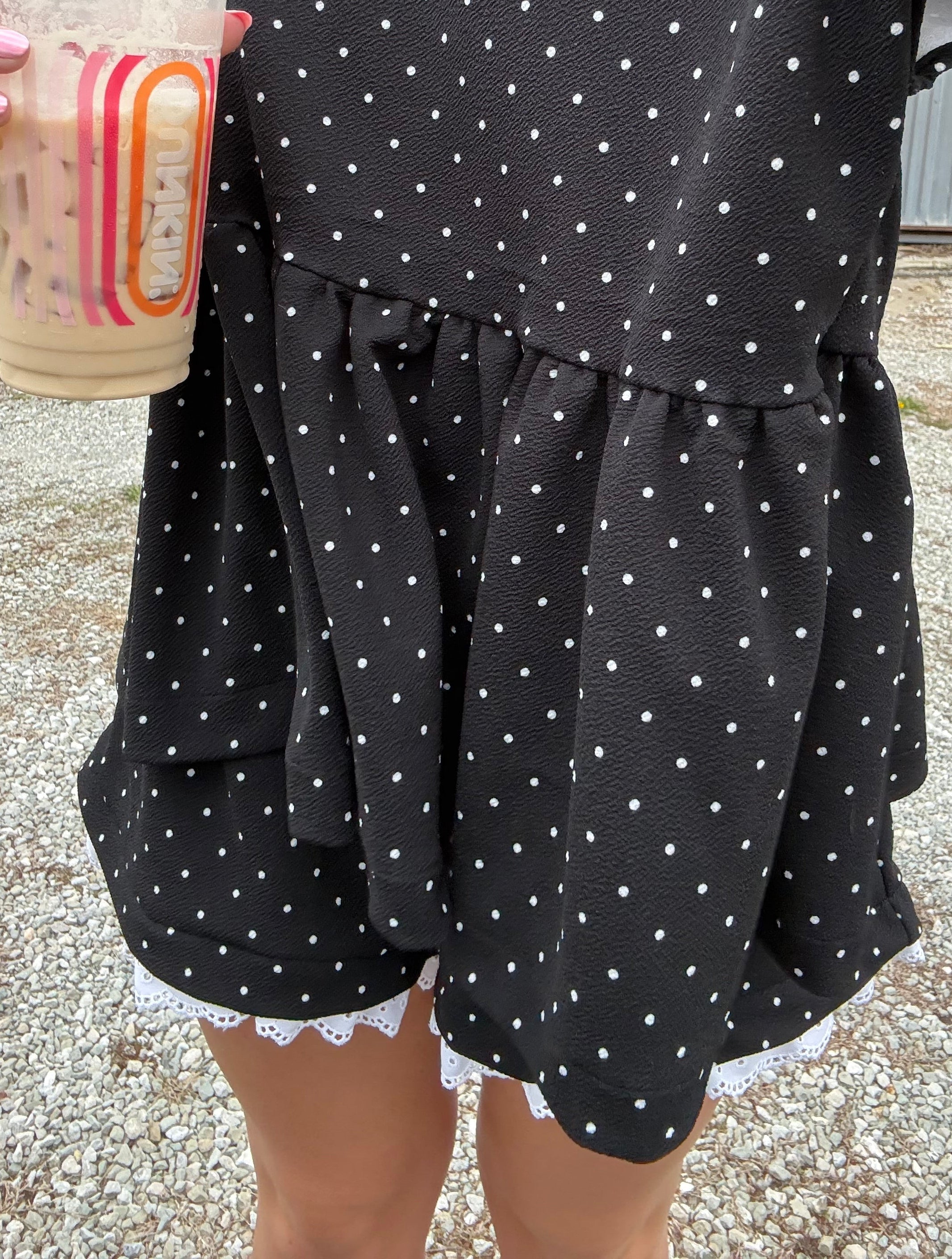Polka Dot Ruffle Shorts