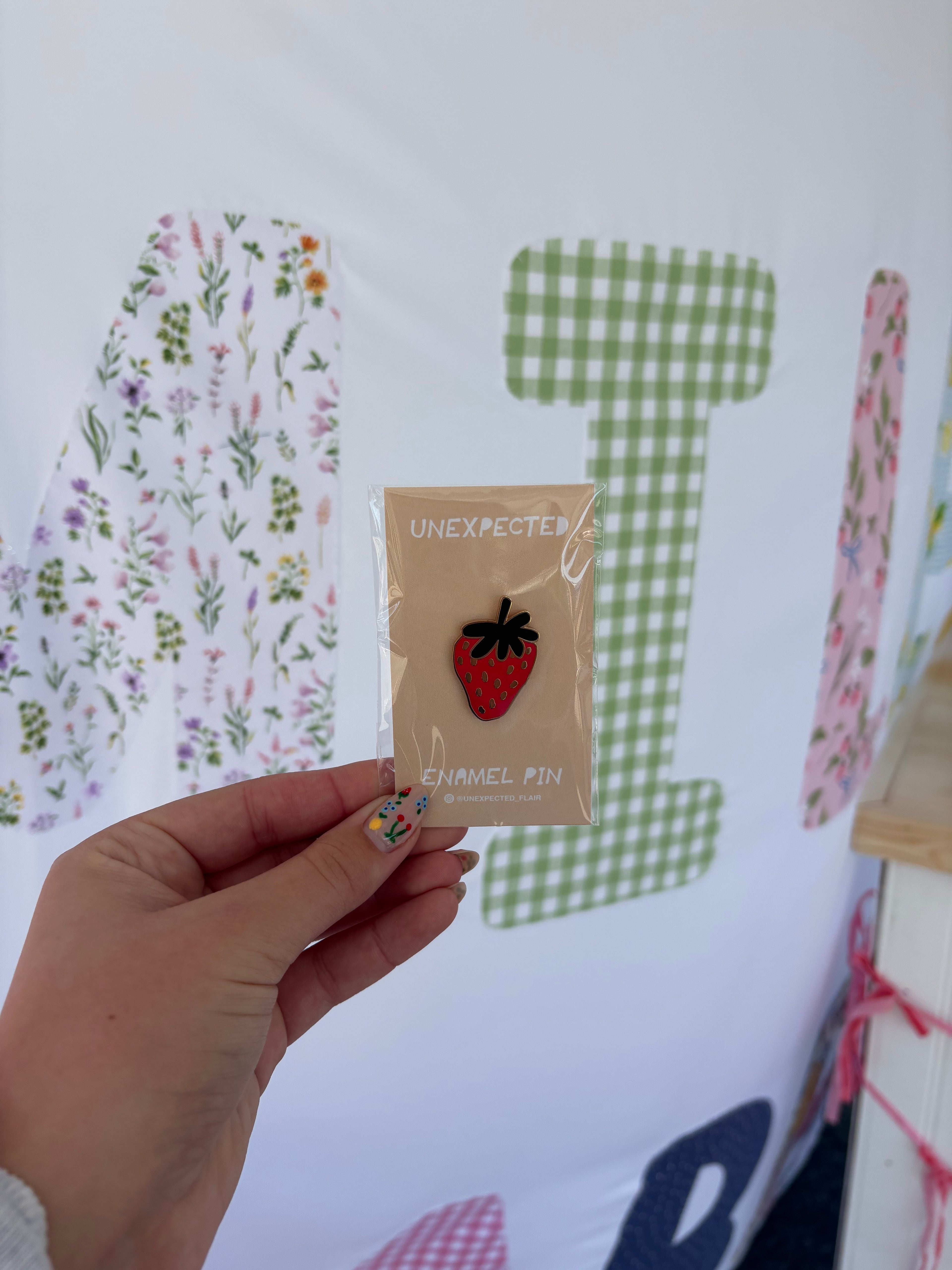 Strawberry Enamel Pin