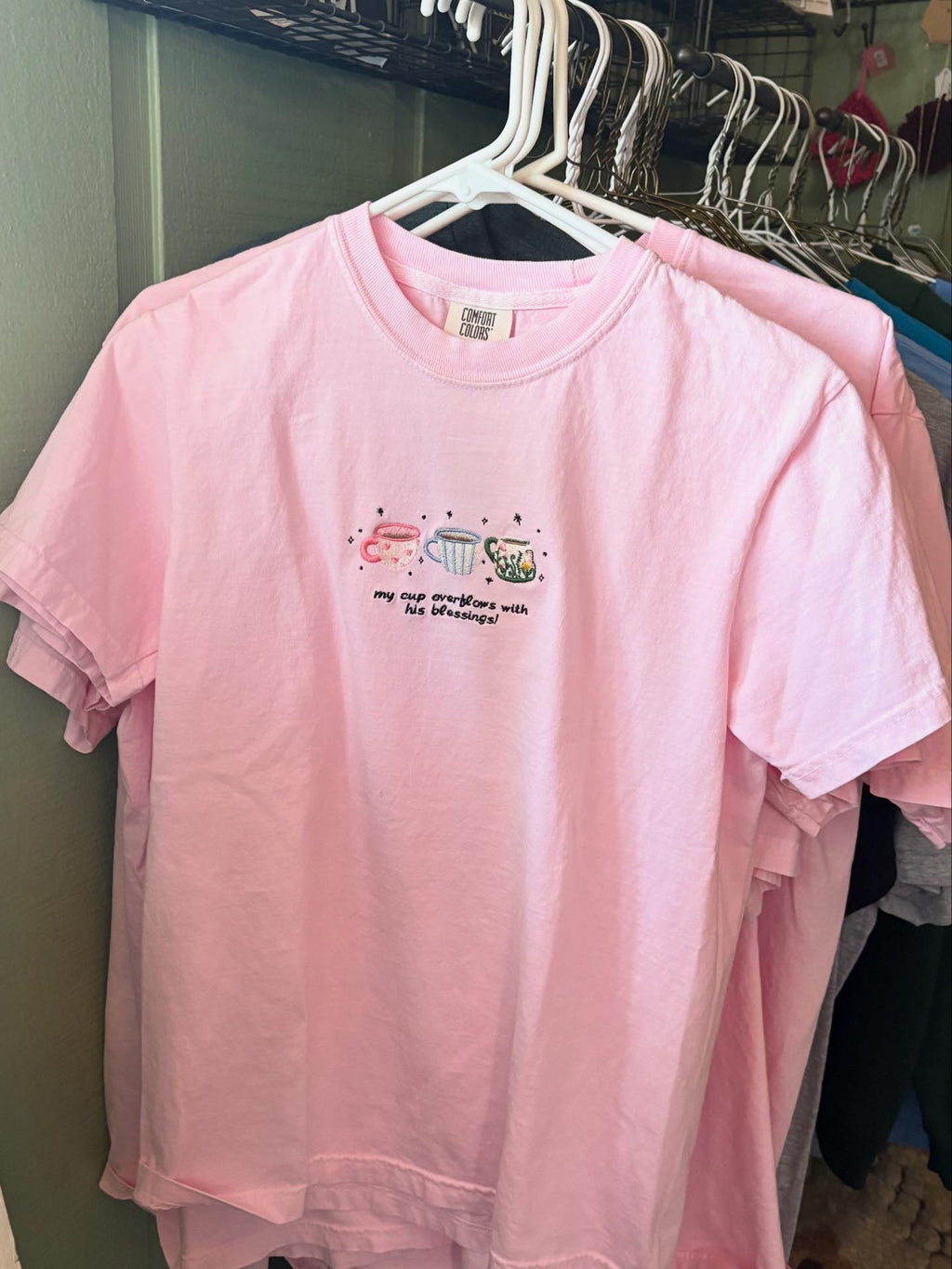My Cup Overflows Tee ☕️🌟