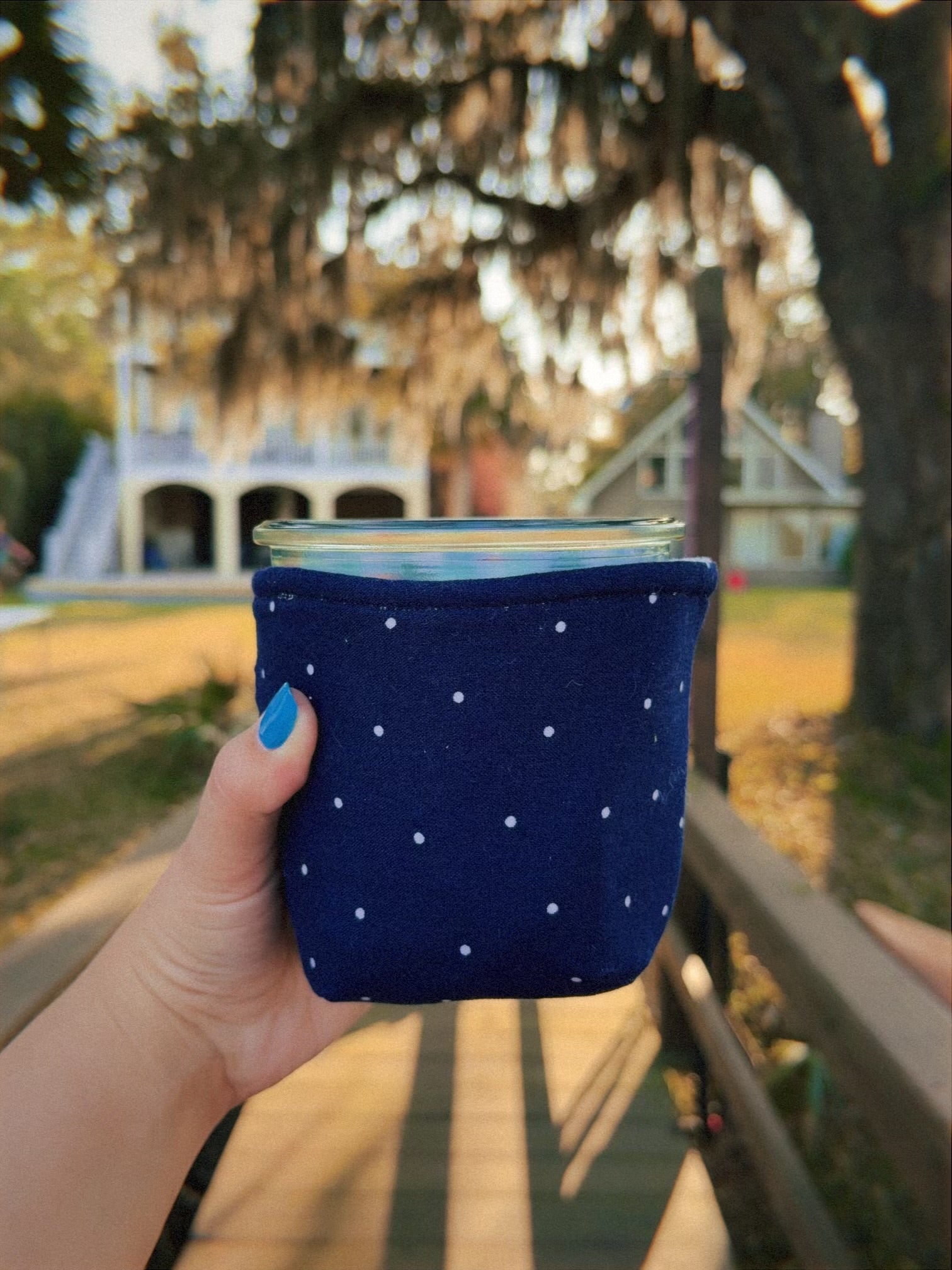 Reversible Georgia Peach Weck Jar Coozie
