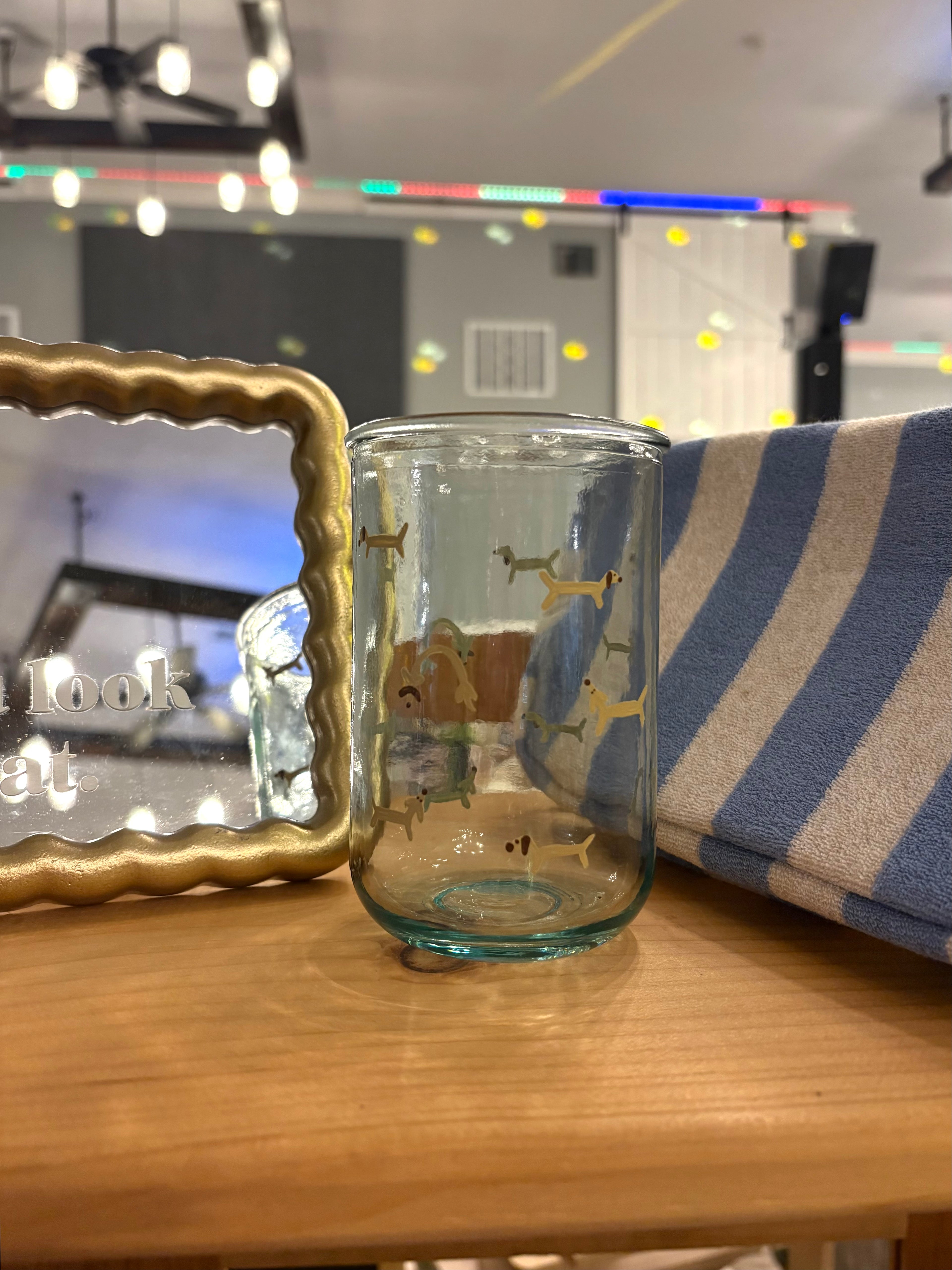 Weenie Dog Juice Jar