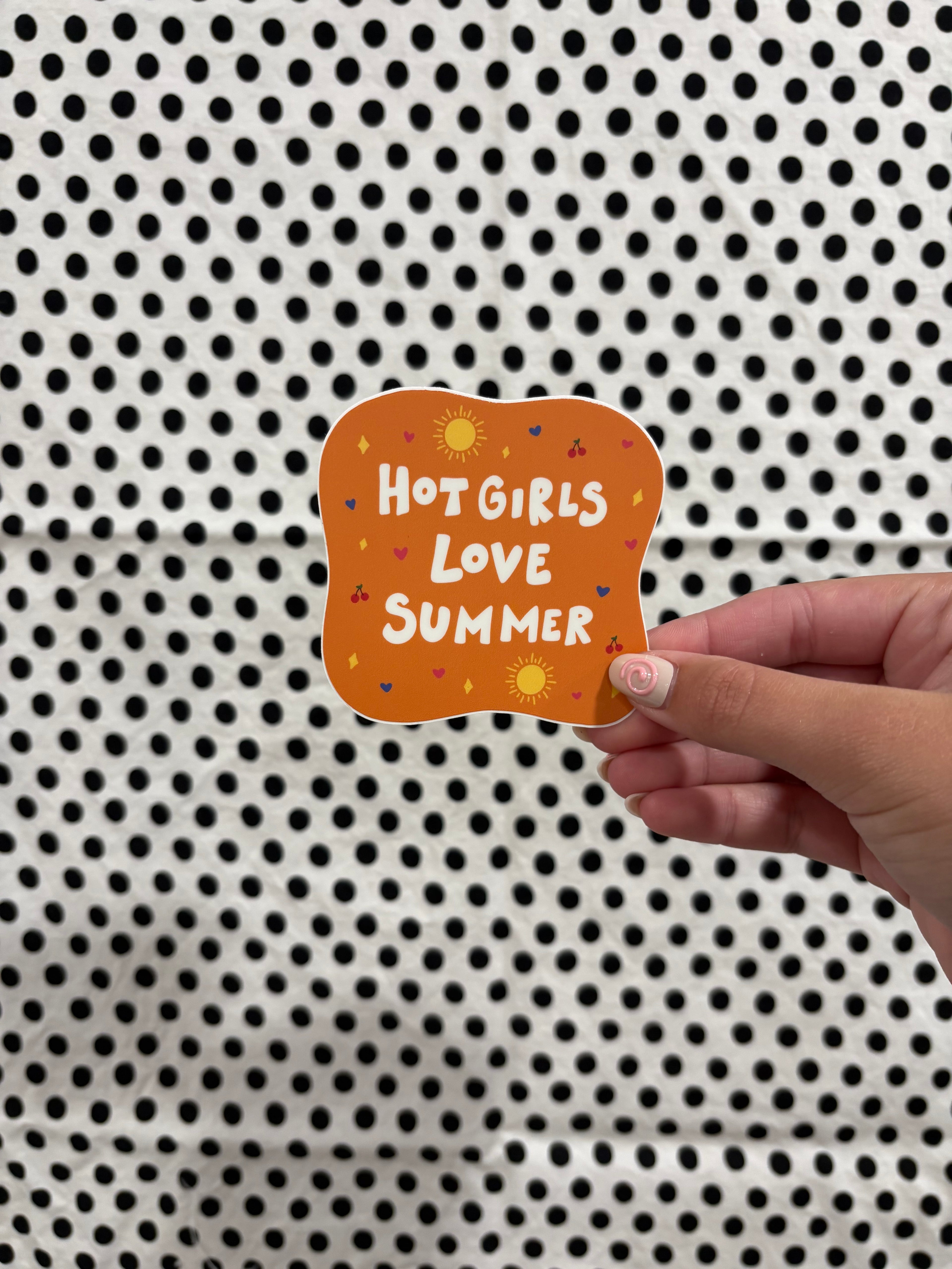 Hot Girls Love Summer Sticker