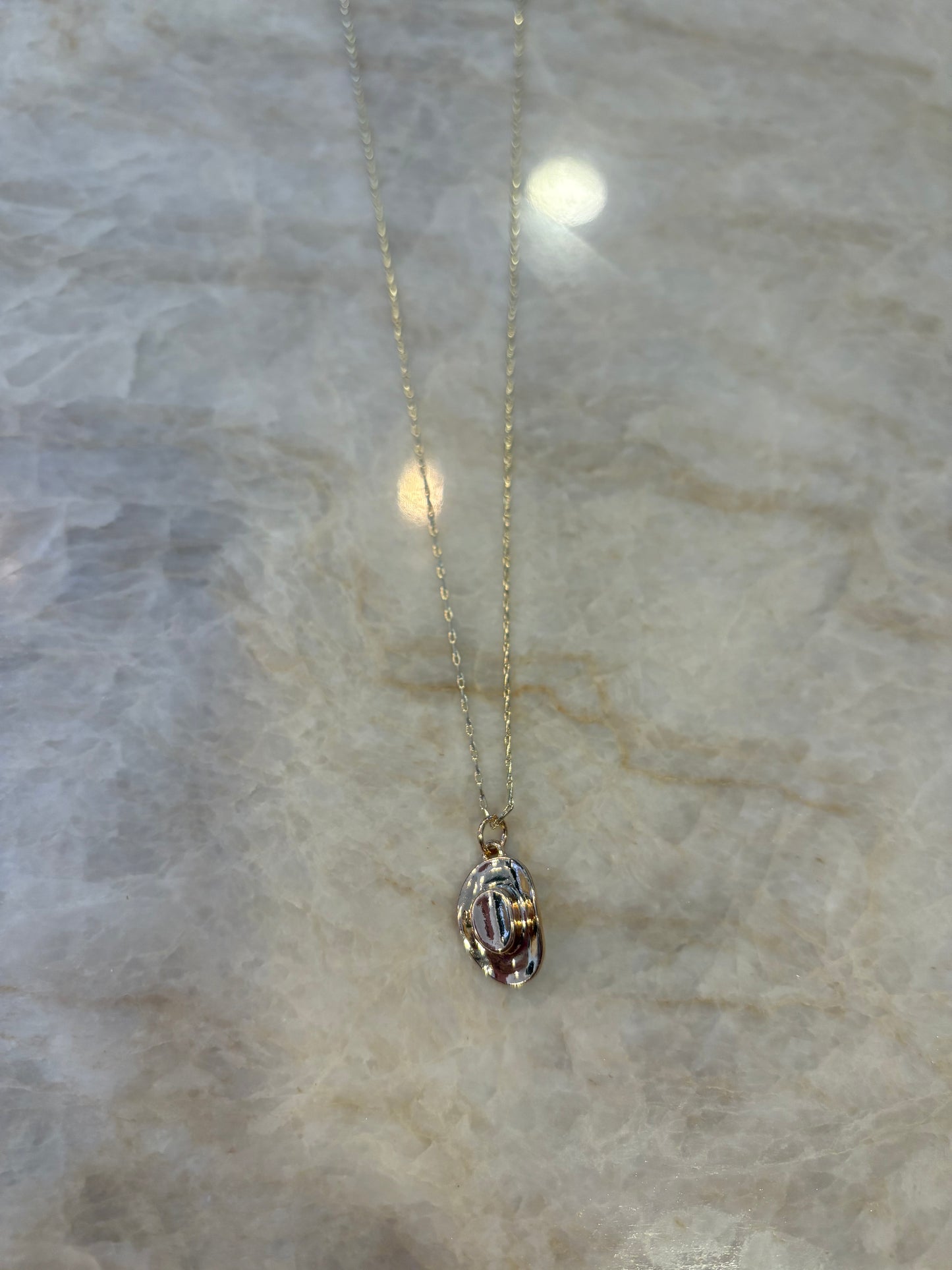 Cowboy Hat Necklace 🤠