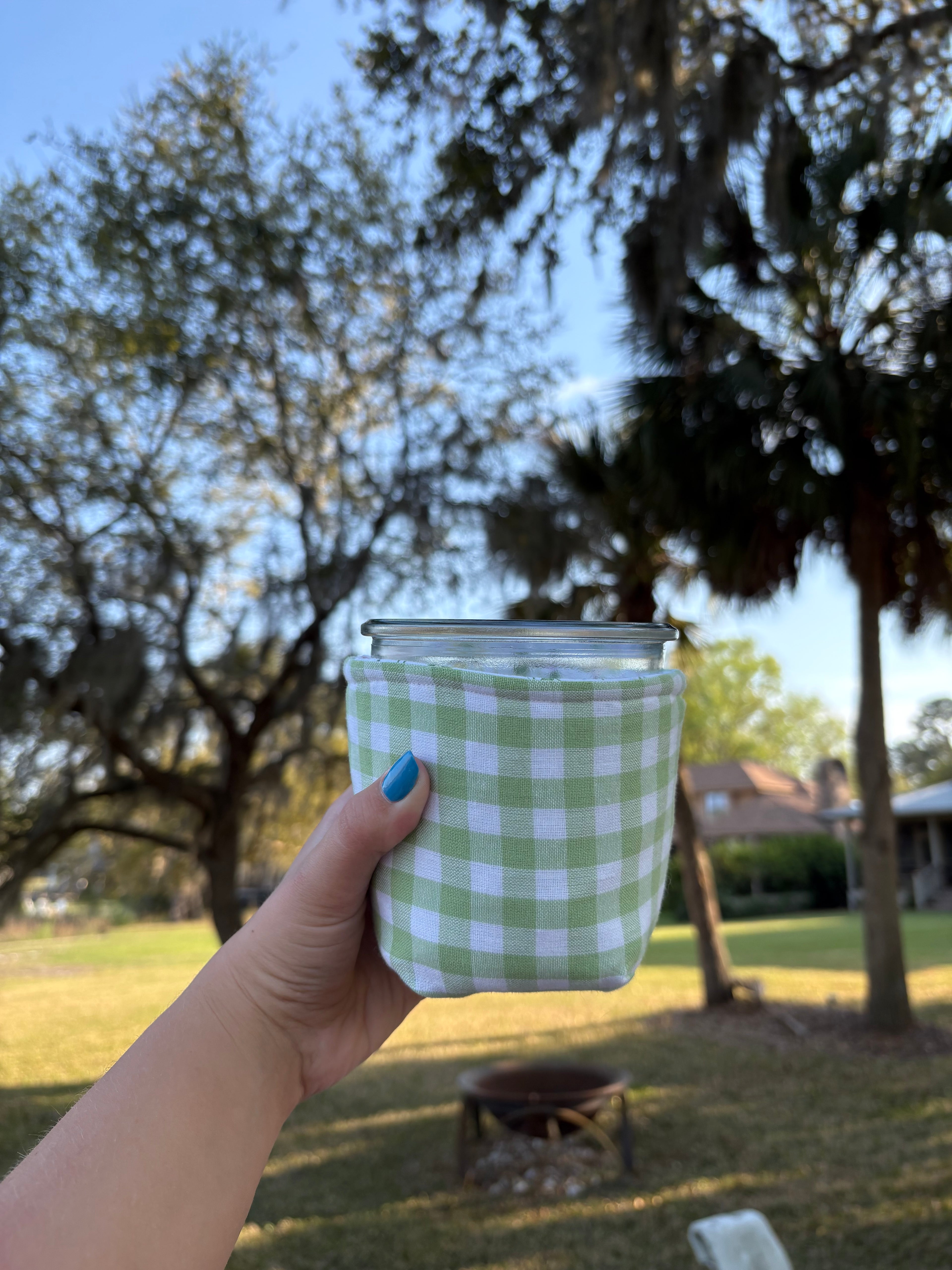 Reversible Wildflower Weck Jar Coozie