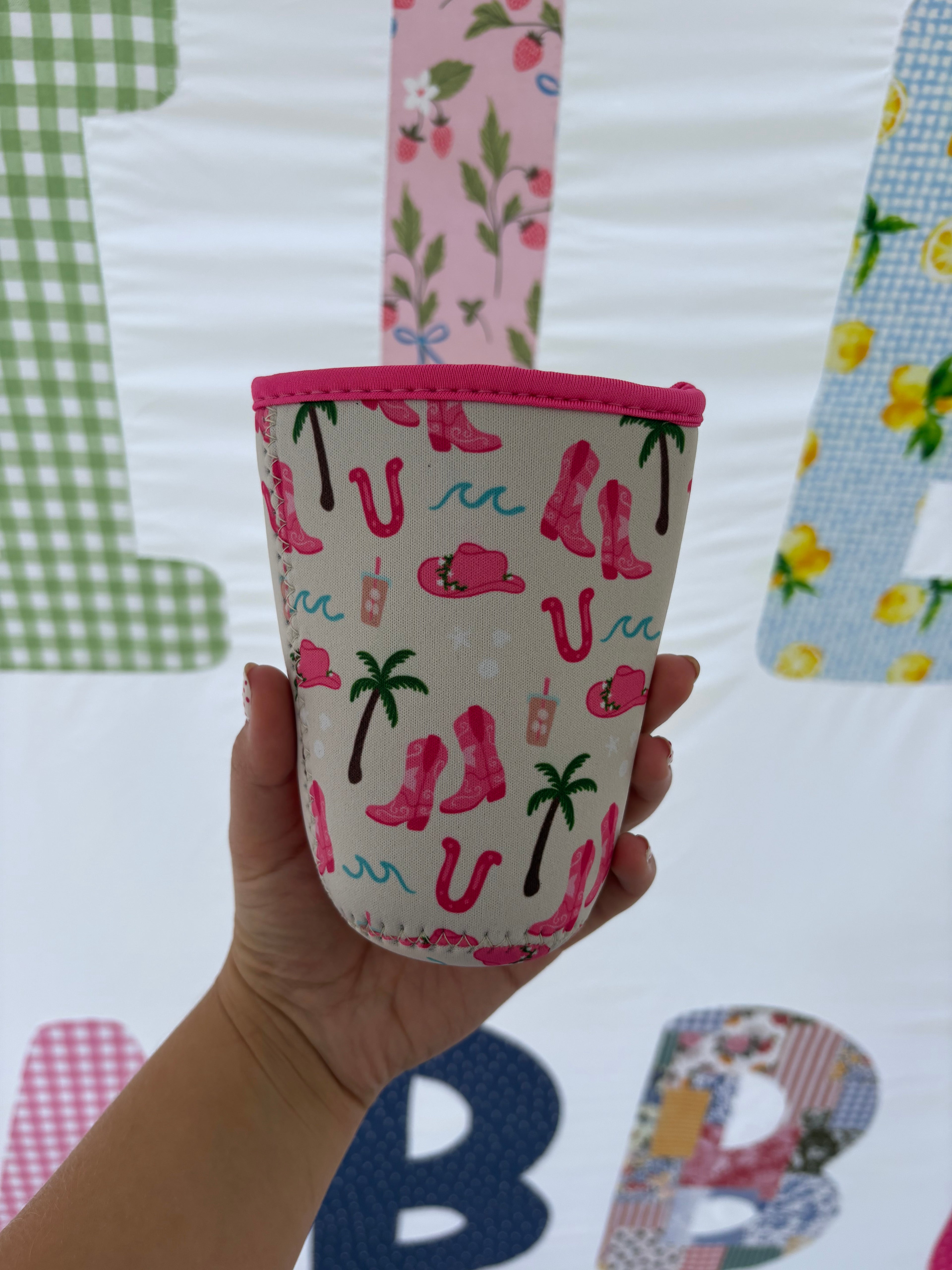 Coastal Cowgirl Coffee Coozie