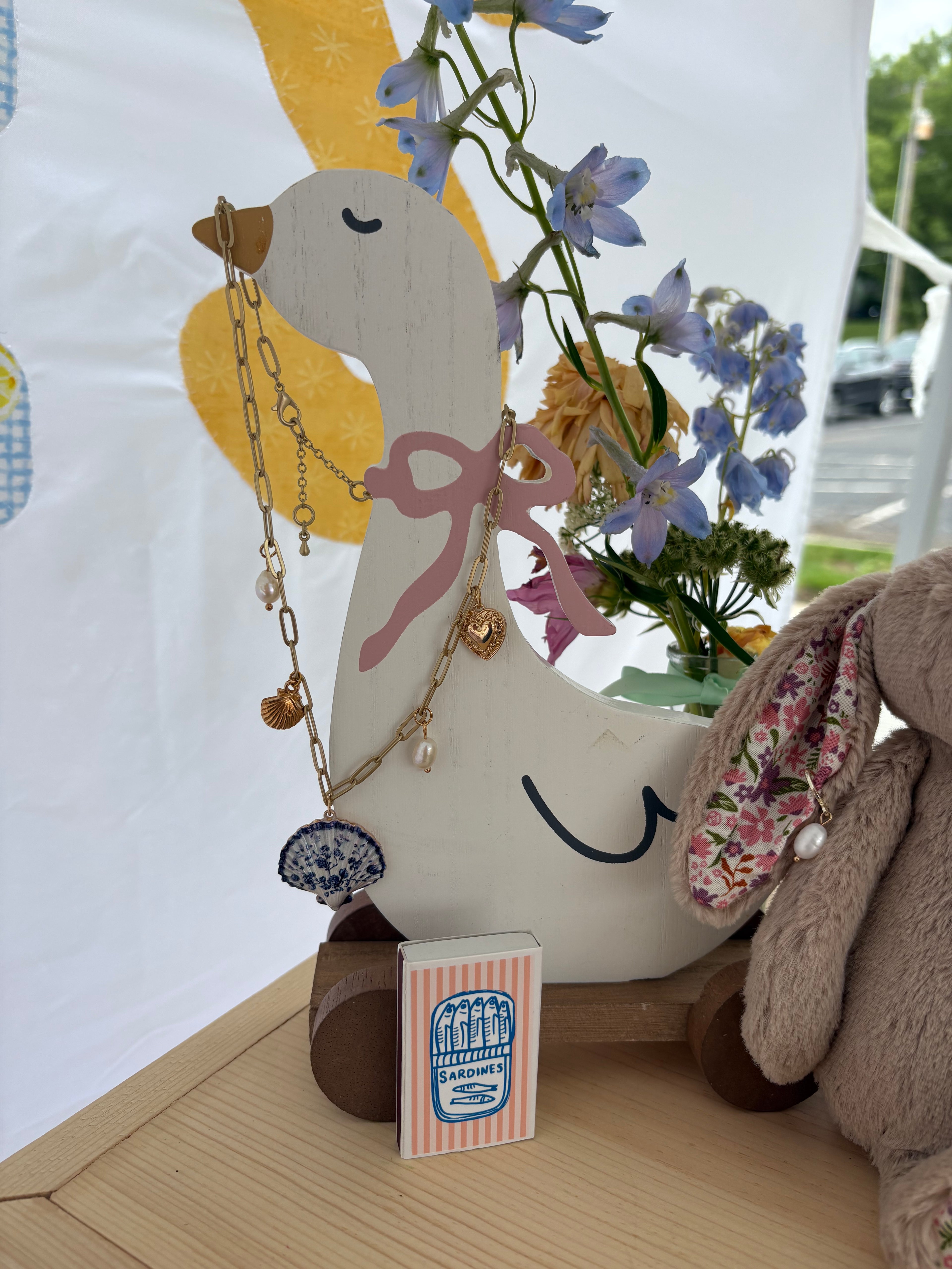 Seashell Charm Necklace