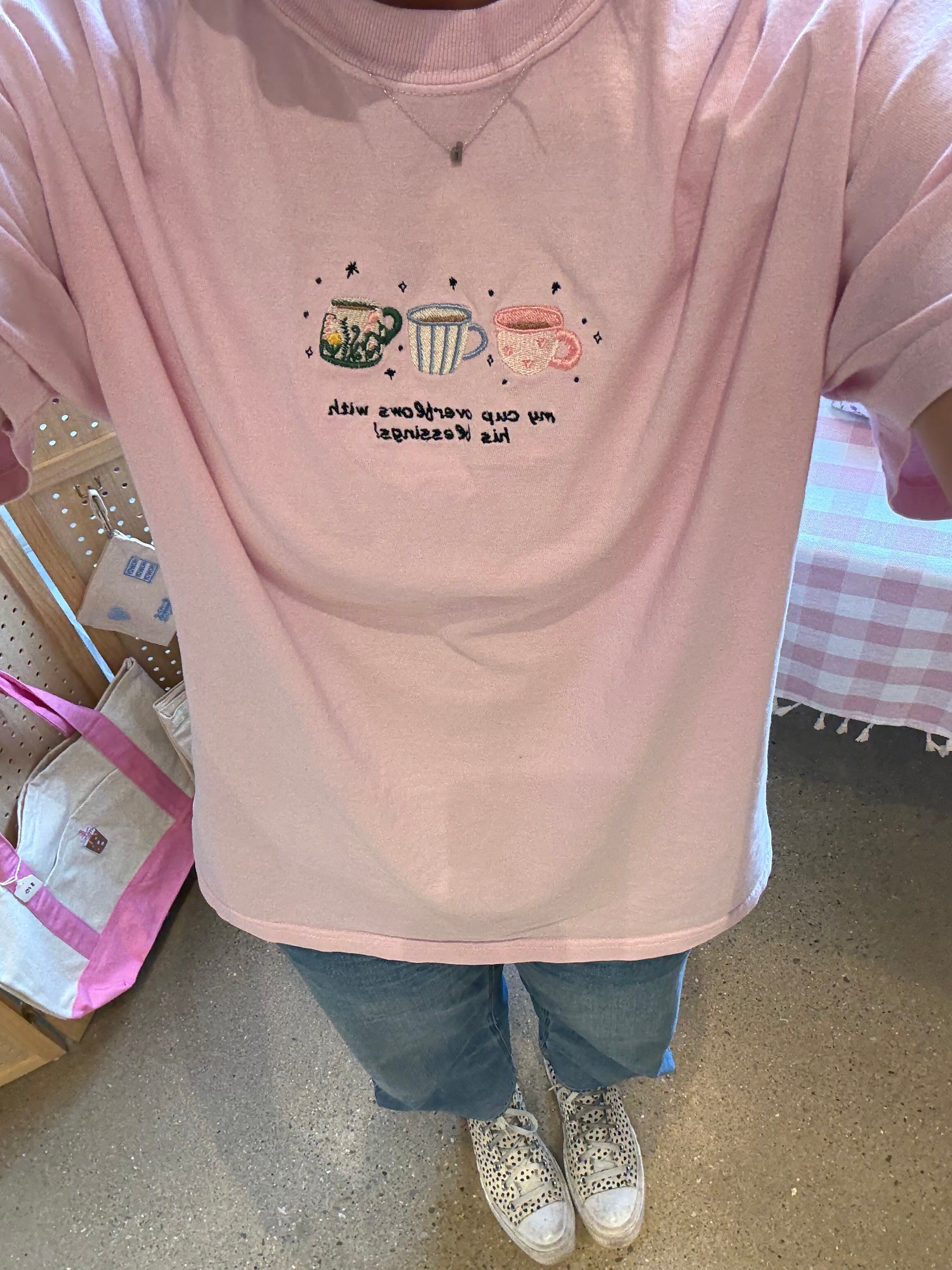 My Cup Overflows Tee ☕️🌟