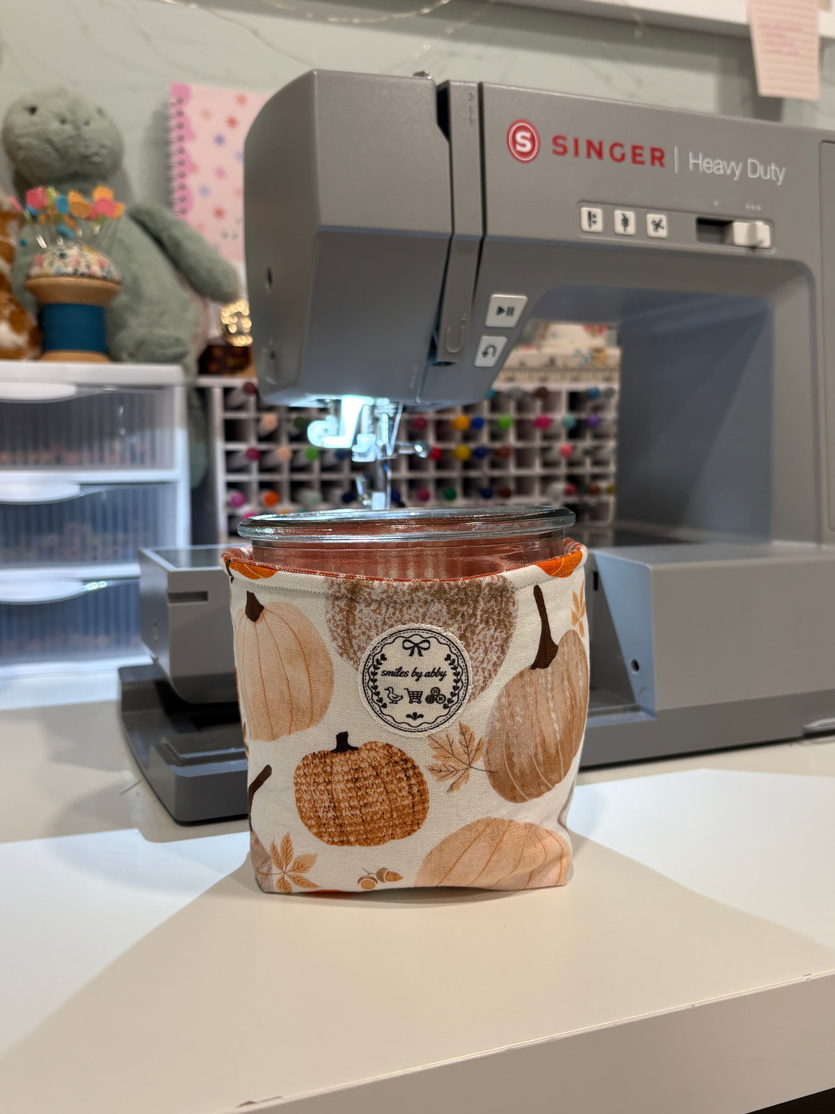Pumpkin Weck Jar Coozie