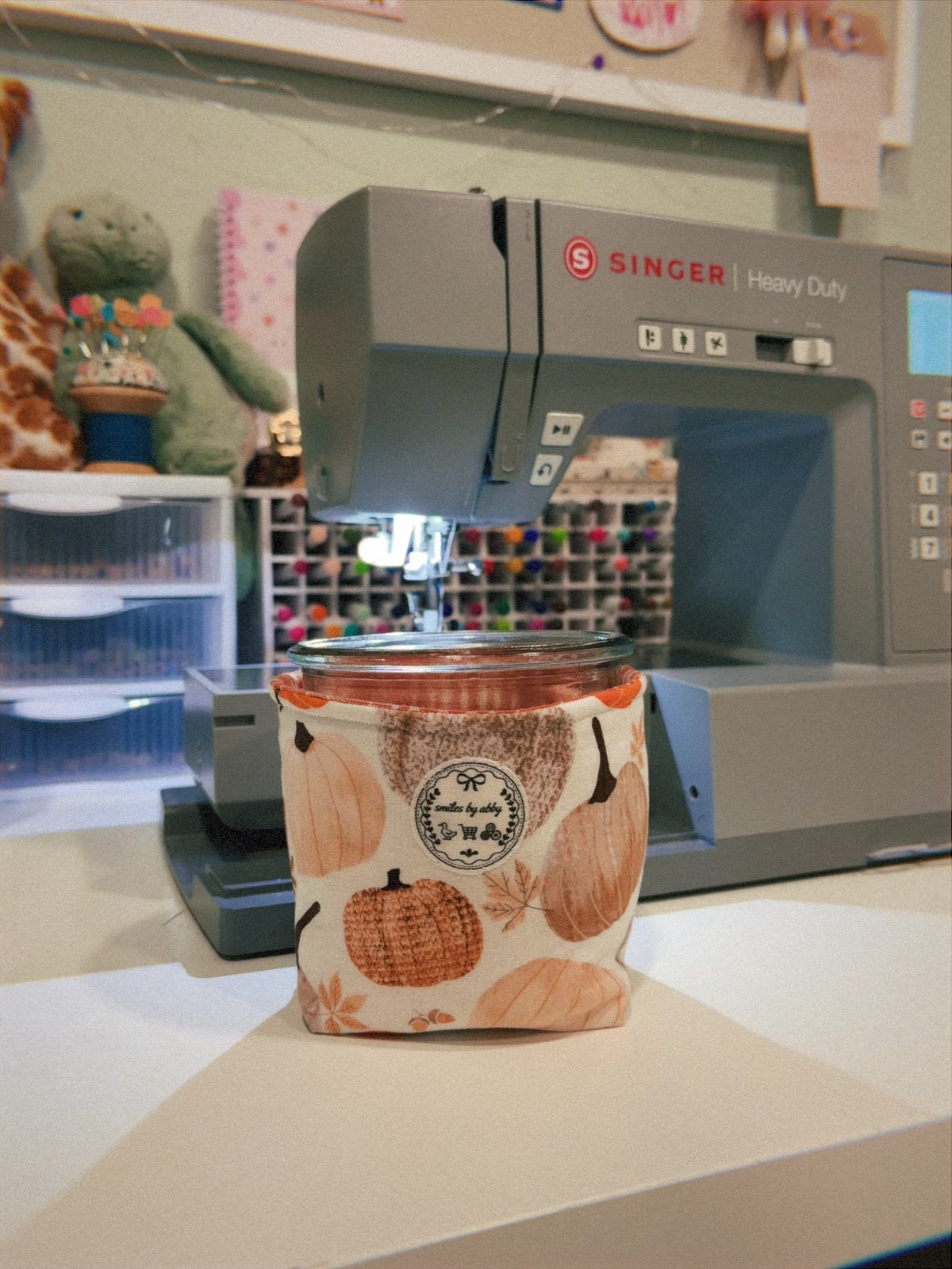 Pumpkin Weck Jar Coozie