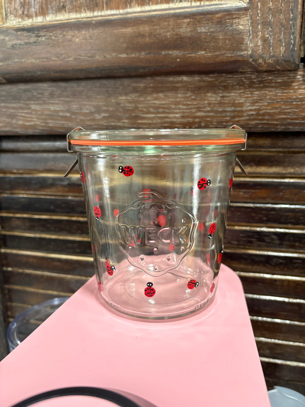Ladybug Weck Jar