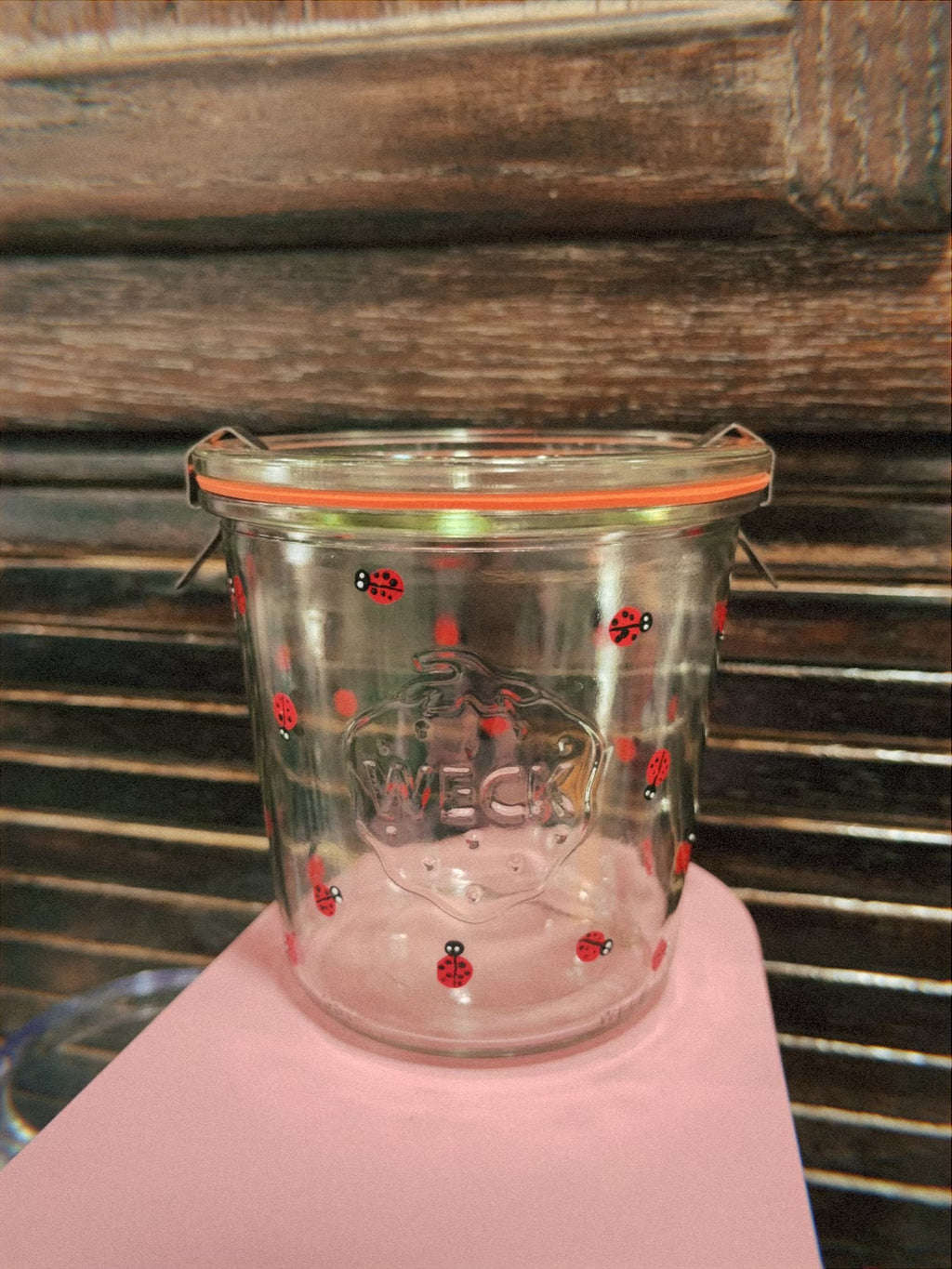 Ladybug Weck Jar