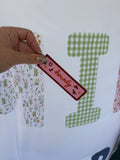 Howdy Embroidered Keychain