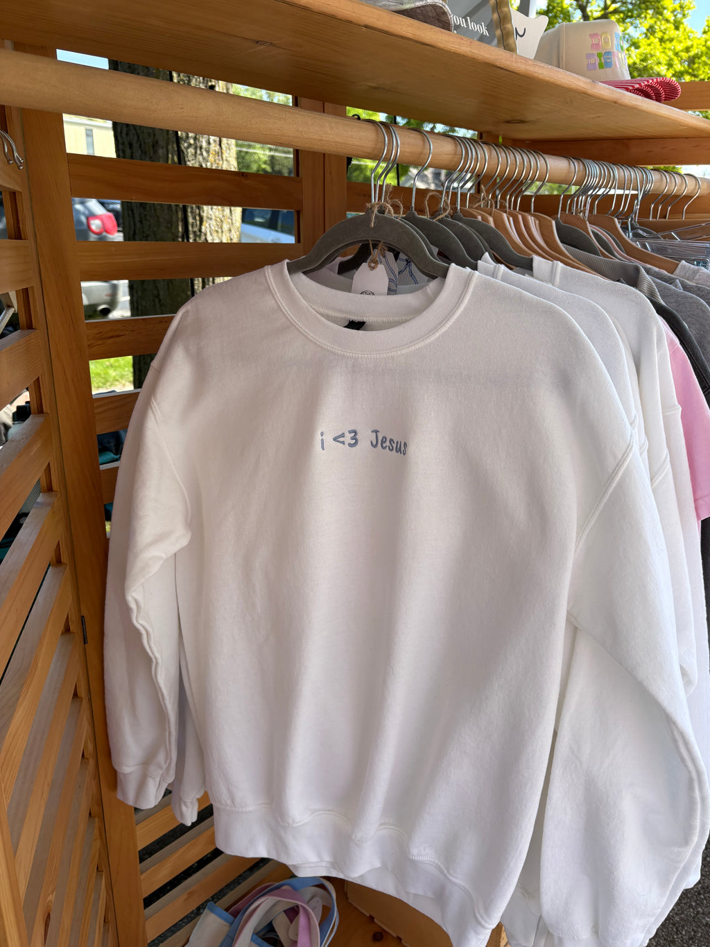 i <3 Jesus Crewneck