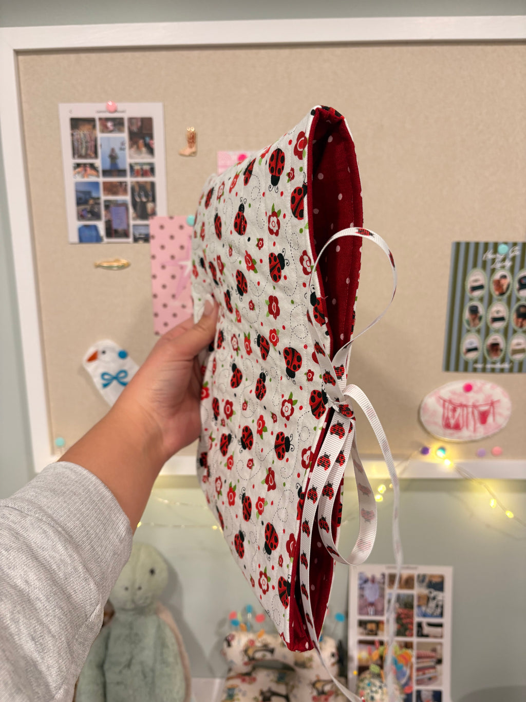 Ladybug Book Sleeve