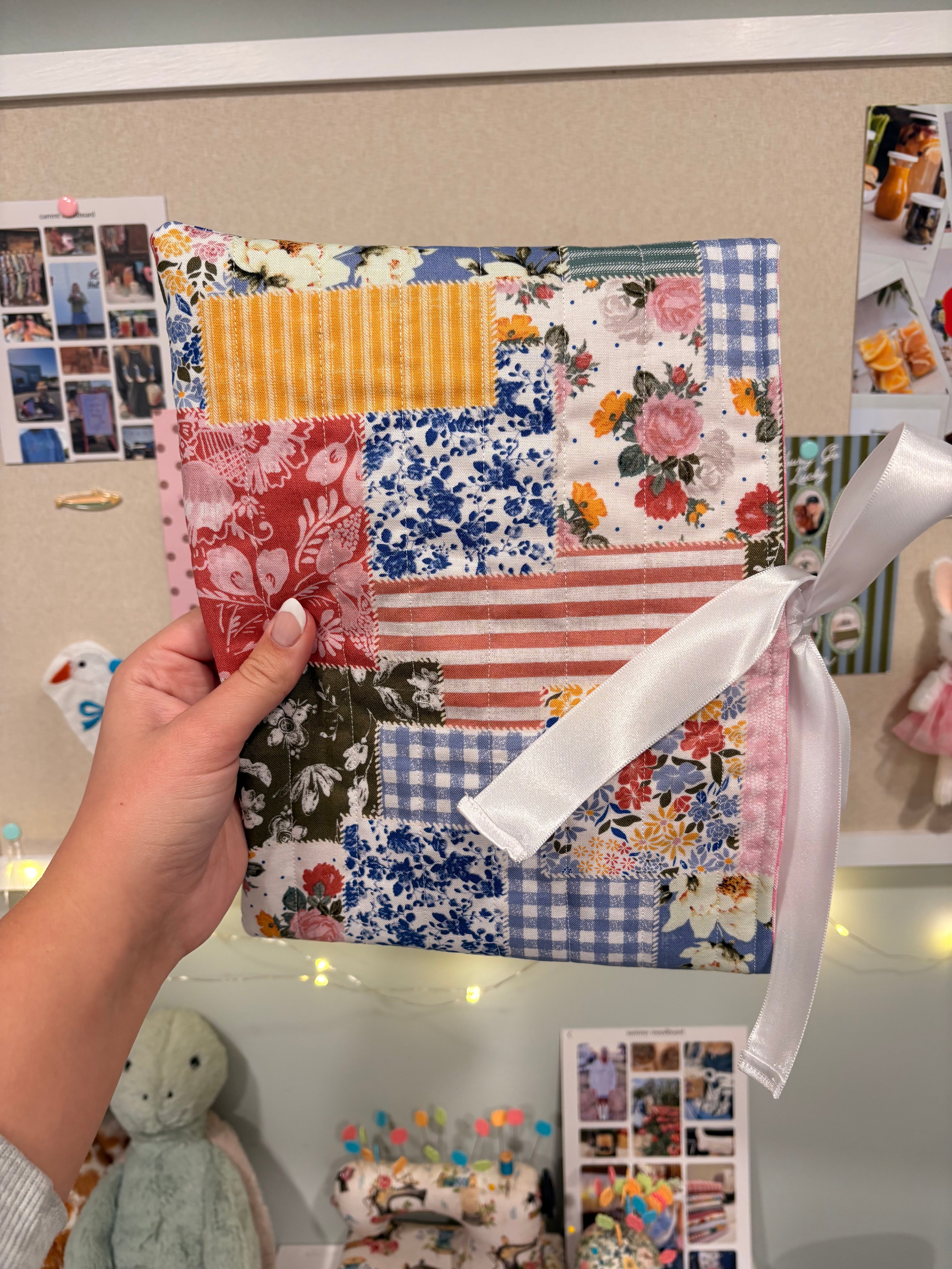 Patchwork Book Sleeve