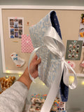 Blue Floral Book Sleeve